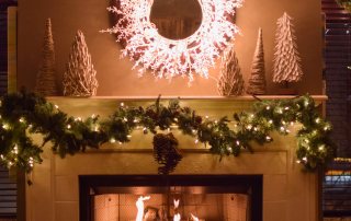 Christmas Fireplace Photo