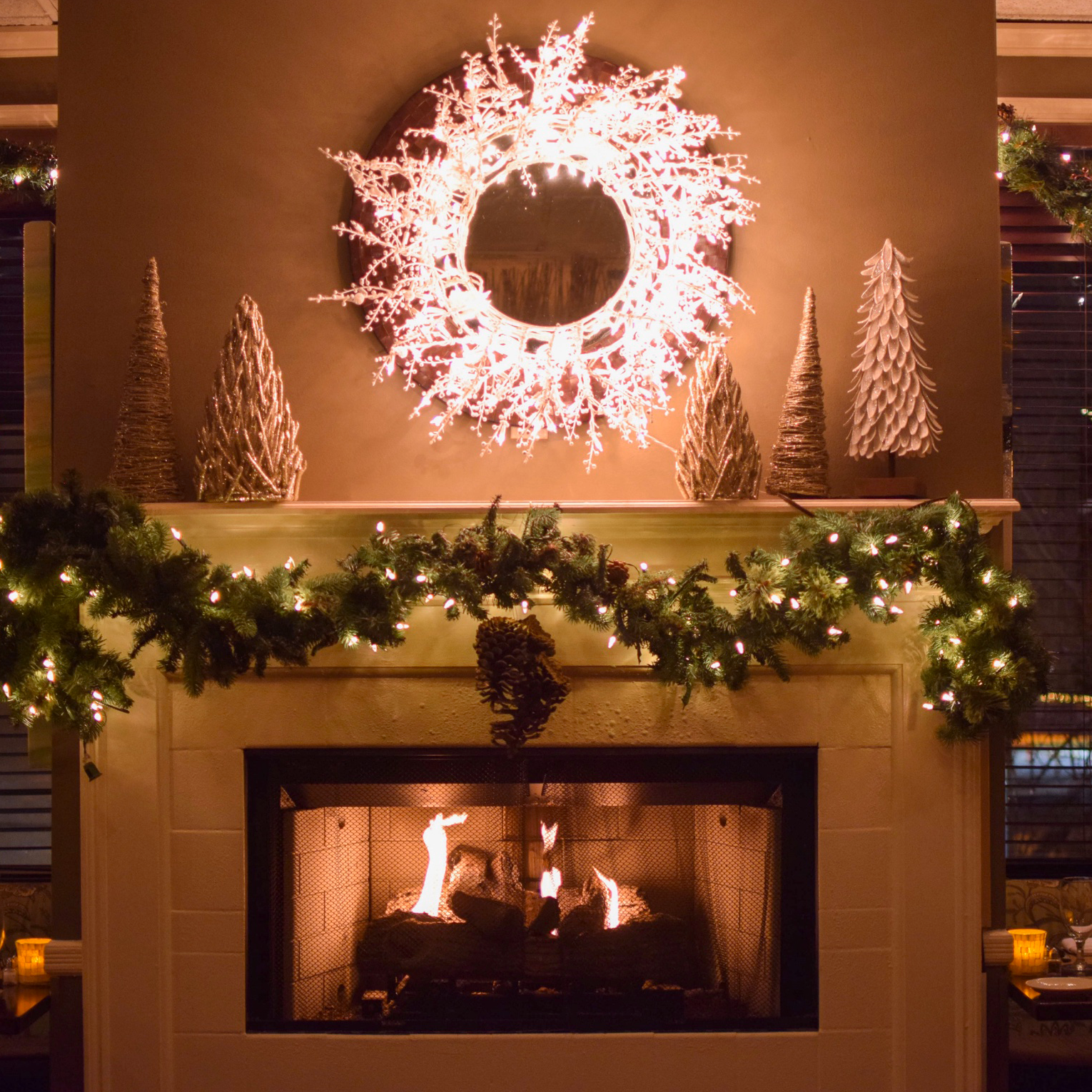 Christmas Fireplace Photo